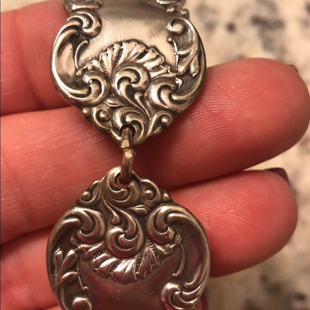 Stainless steel spoon bracelet